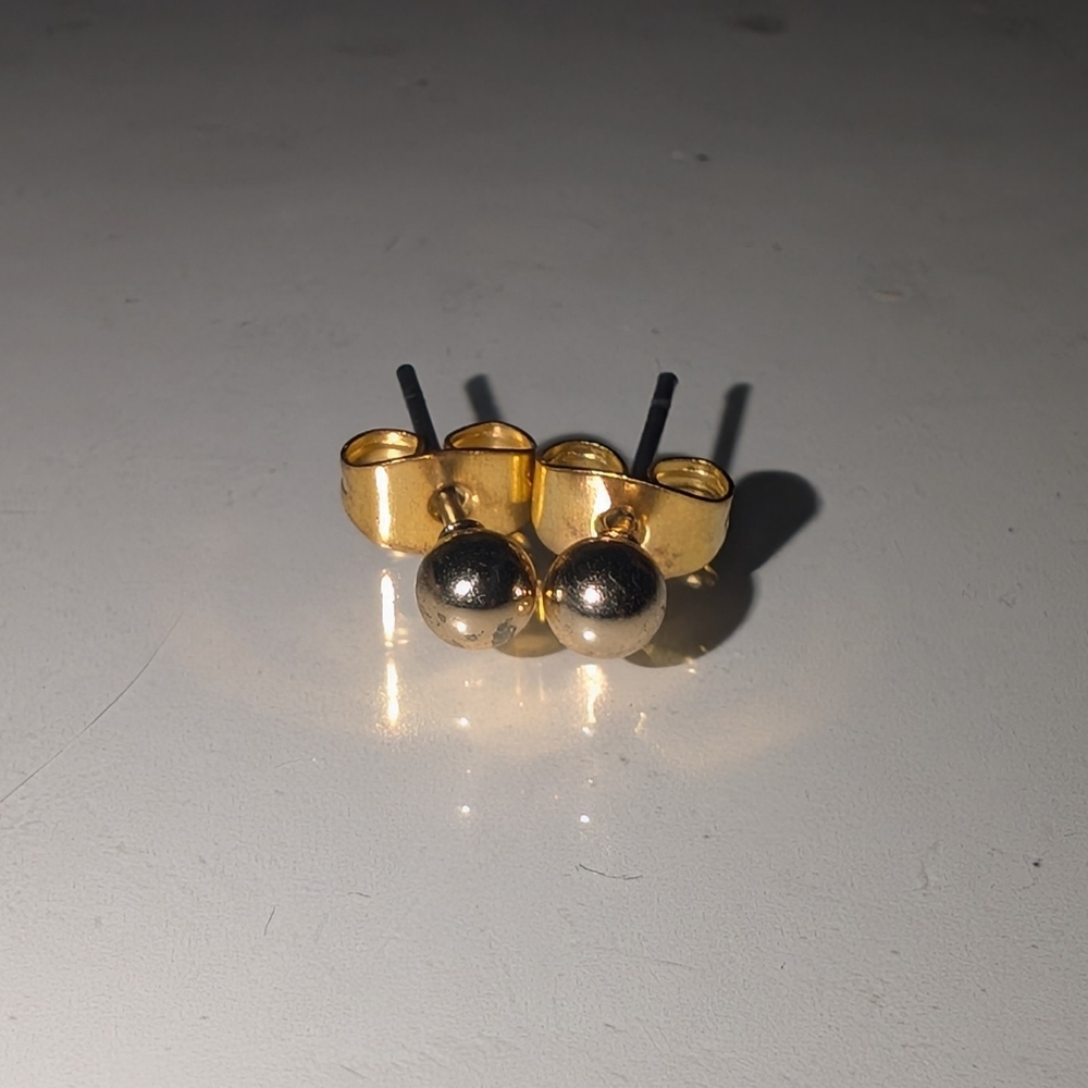 Gold Stud Earrings